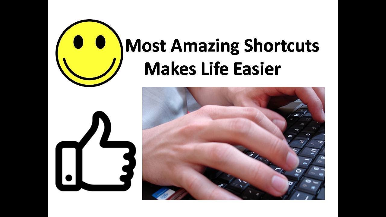 20 Most Amazing and Useful Shortcuts You Should Know - YouTube