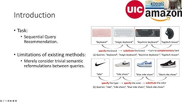 KDD 2023 - Exploiting Intent Evolution in E-commercial Query Recommendation