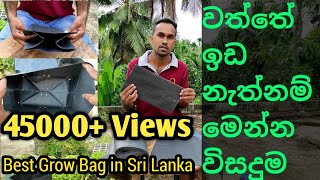 ගෙවතු වගාව සඳහා උරයක් | Grow Bag Sinhala | agriculture technique | sri lankan agriculture