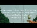 The word of God is medicine