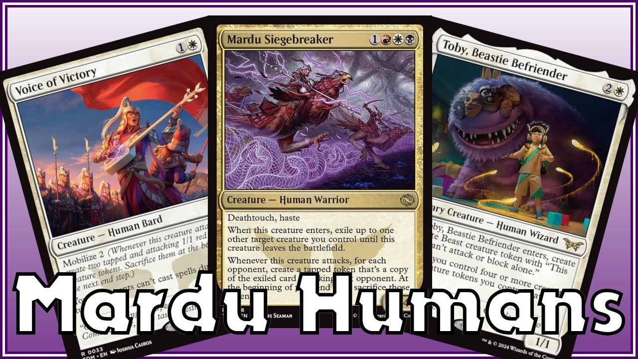 Mardu Siegebreaker Poppin' Off 😎 -  Mardu Humans - Lorwyn Standard
