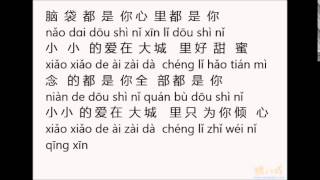 Chinese song:大城小爱  王力宏