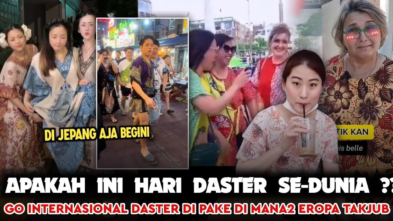 DASTER ASLI INDONESIA MENDUNIA‼️SEMUA PAKE UNTUK STYLE "Lihat Betapa Bangganya Mereka Pake Daster"