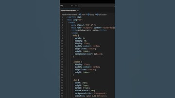 Rainbow wave loader CSS  #cssloader  #cssanimation