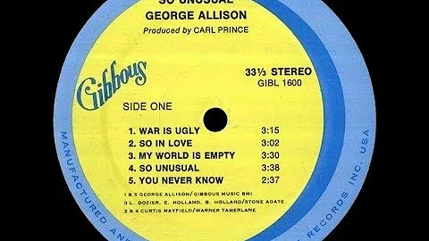 George Allison - War Is Ugly ++
