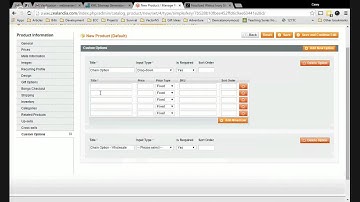 Magento - Adding Custom Options