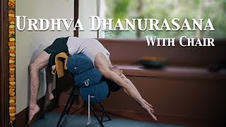 How to do Urdhva Dhanurasana with Chair |  Ashtanga Yoga with Joey Miles