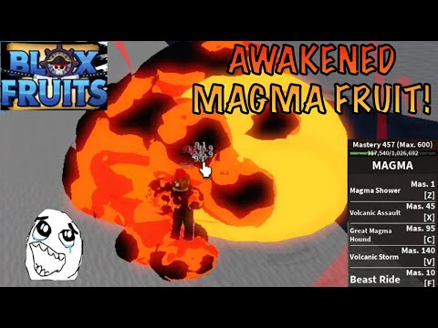 THEY COMPLETELY CHANGED THE MAGMA FRUIT! *New best?!* Roblox blox fruits -  BiliBili