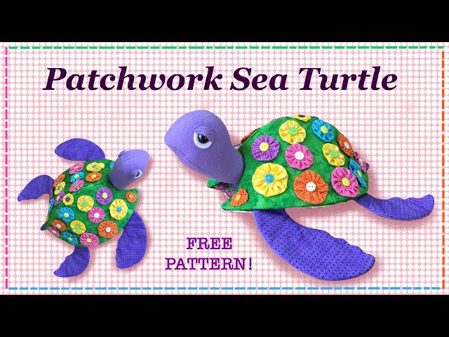 Patchwork Sea Turtle || FREE PATTERN || Full Tutorial with Lisa Pay - YouTube Patchwork Sea Turtle || FREE PATTERN || Full Tutorial with Lisa Pay - YouTube