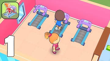 Perfect Gym - Part 1 Ultimate Gym Tycoon - Gameplay Walkthrough(Android, iOS)