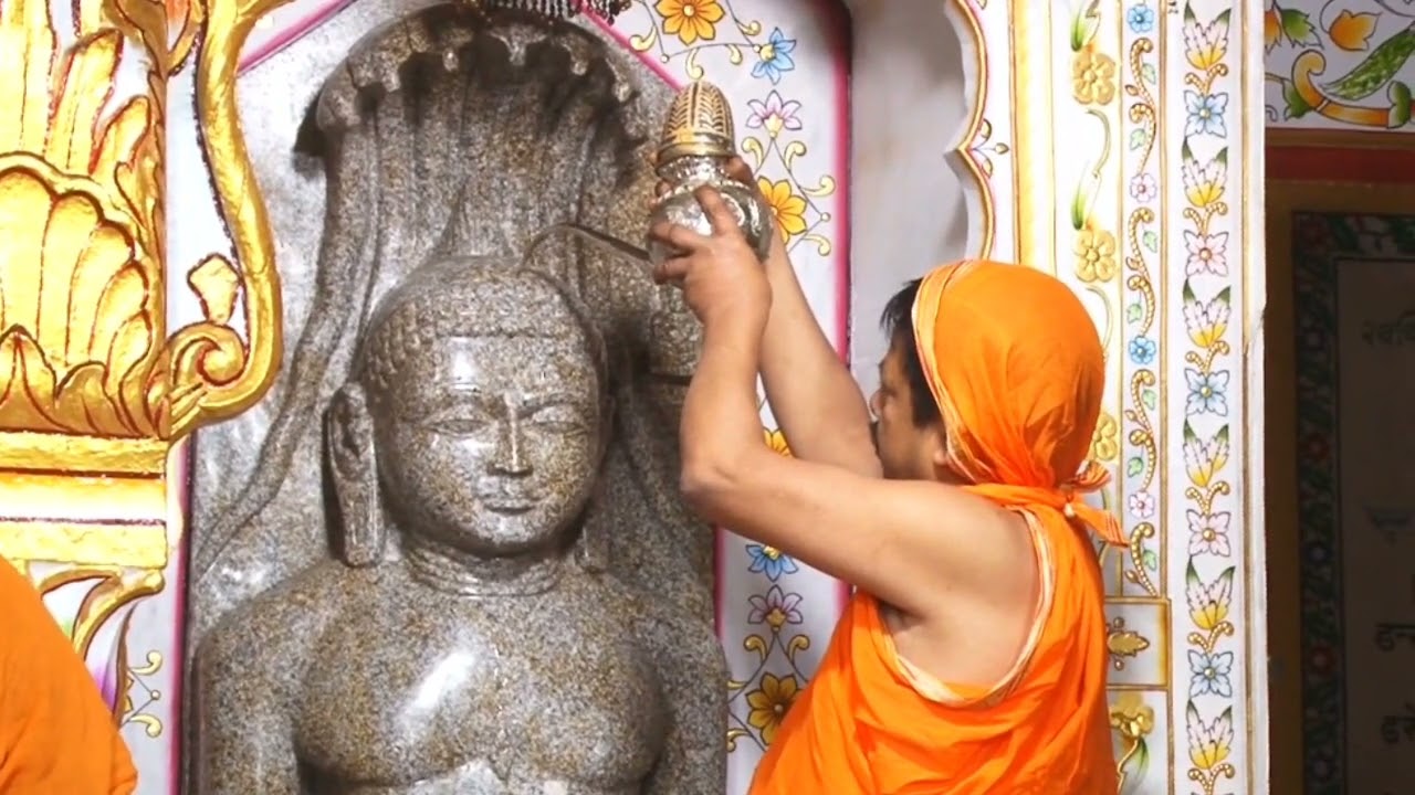 श्री 1008 चन्द्रप्रभु भगवान अभिषेक शांति धारा श्री दिगम्बर जैन सिद्ध क्षेत्र सोनागिर 13 जनवरी 2026