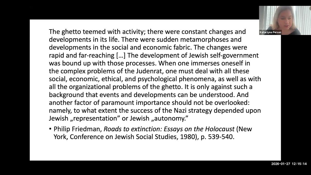 JDC Archives Public Program_Katarzyna Person