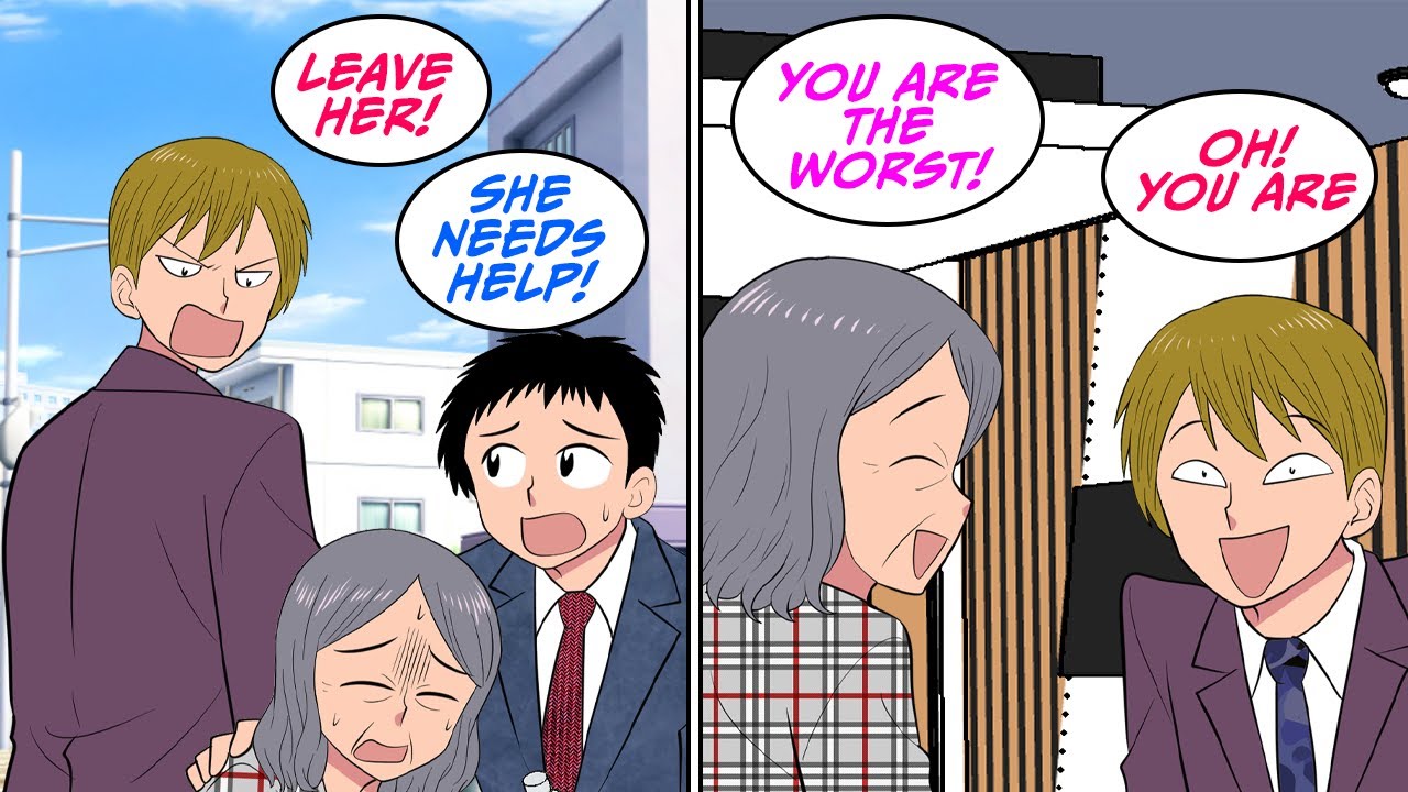 I helped out this elderly woman but then... [Manga Dub]