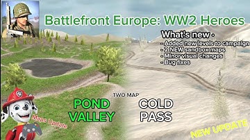 Maps Update | Battlefront Europe: WW2 Heroes (Campaign) "New Map Campaign World" Short🫡🪖