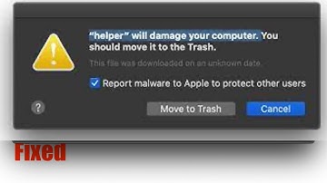 Will Damage Your Computer. You Should Move It To The Trash Fix