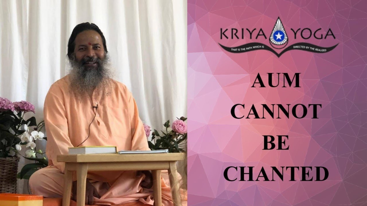 AUM Cannot Be Chanted