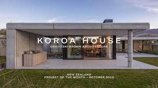 Project of the Month | Koroa House | Dravitzki Brown Architecture