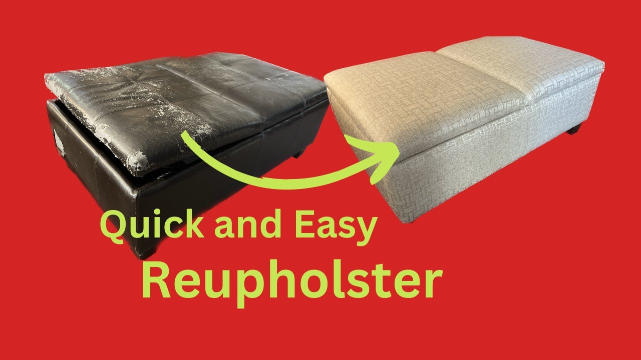 Быстрая и простая перетяжка пуфа