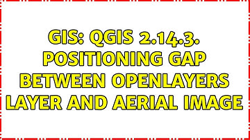 GIS: QGIS 2.14.3. positioning gap between OpenLayers layer and aerial image