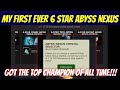 My first ever 6 star abyss nexus crystal opening mcoc december 2022  marvel contest of champions