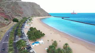 Playa de la Teresitas, Tenerife  | Drone 4K
