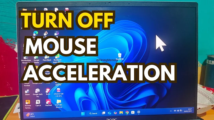 HOW TO TURN OFF MOUSE ACCELERATION ON WINDOWS 11 OR 10 PC / LAPTOP
