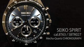SEIKO SELECTION SBTR027 /  Mecha-Quartz Chronograph - YouTube