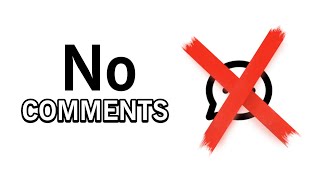 This Video Has ZERO Comments.