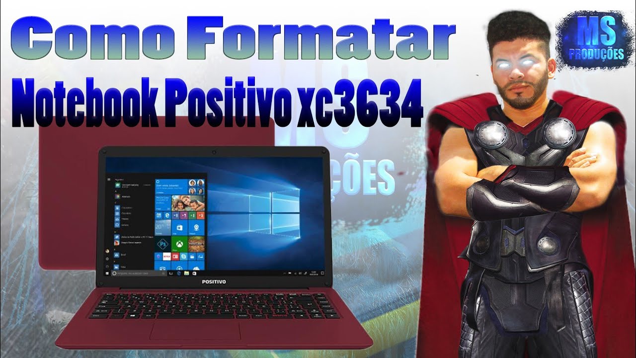 COMO FORMATAR NOTEBOOK POSITIVO STILO ON CX3634 CX3550 XC3630 XC3570 