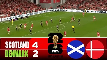 SCOTLAND vs DENMARK 4-2 | 2025 FIFA World Cup Qualifiers | Match Highlights