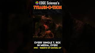 Every T.rex In Media, Ever! - 1998 - 'Rebirth of Mothra III' | Tyrann-O-Thon #shorts