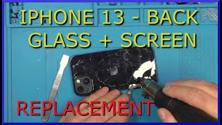 iPhone 13 back glass and screen replacement