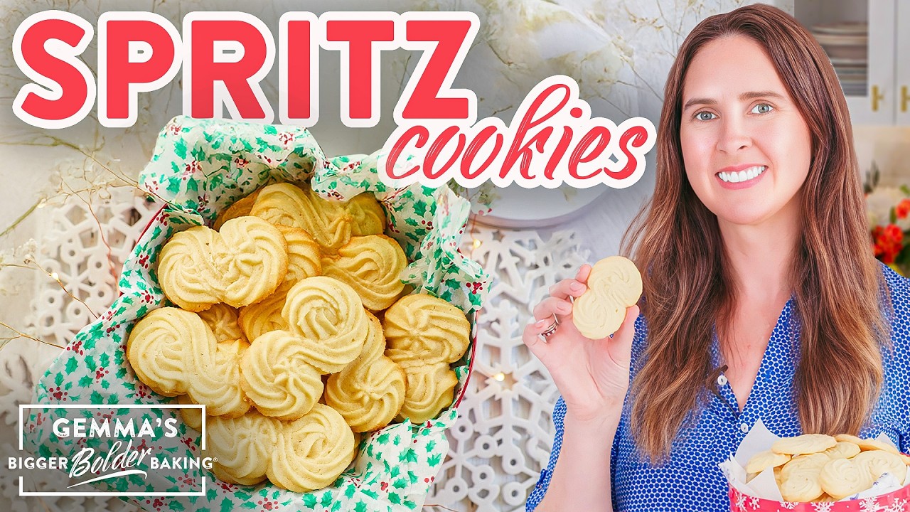 Easy Spritz Cookies Recipe - YouTube