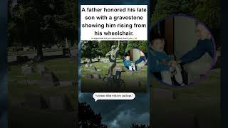 Father Honors Late Son with Powerful Gravestone Tribute 💔🕊️