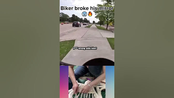 Biker Broke His Mirror 💀 #viral #viralvideo #shorts