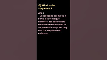 #shorts what is the sequence | Interview question | learnomate technologies