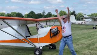 Neat little home built airplane from Akron - New Philadelphia, OH 44663