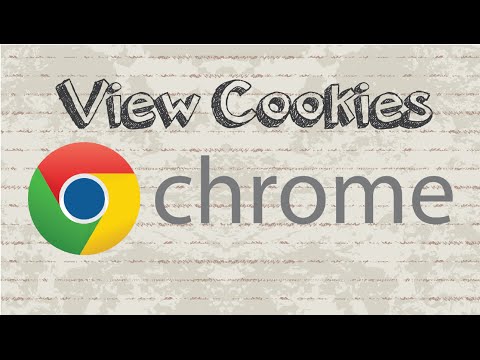 How to view cookies in Google Chrome