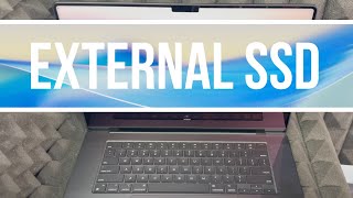 How to Set Up & Use External Solid State Drive on MacBook Air in 2025