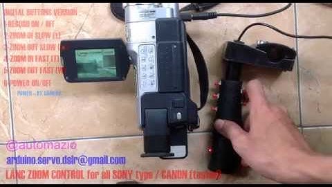 LANC Zoom control  for Sony or Canon  for Jib or Tripot