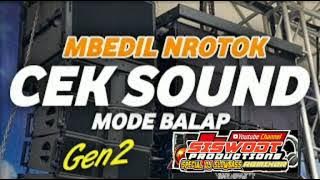 DJ CEK SOUND MBEDIL NROTOK GEN 2 PALING BAR BAR FULL BASS GLERR