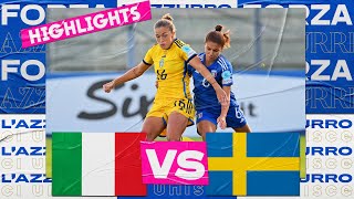 Highlights: Italia-Svezia 0-1 | Femminile | UEFA Women’s Nations League