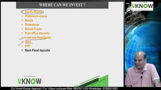 CA CMA Final AFM Portfolio Management Latest Lectures - Lecture 1 | CA CPA Vinod Kumar Agarwal Sir