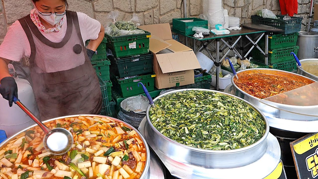 오후2시면 완판! 품절! 초대형 국솥 9개 완전 동나는 대박국집부터 새벽6시부터 오픈런하는 치킨, 40년 전통 원조떡볶이까지 맛집BEST/Korean food/street food