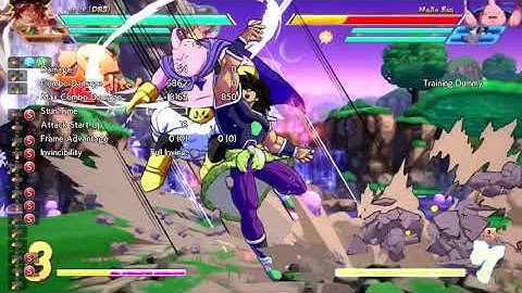 DBFZ : DBS Broly 9k dmg mid-screen sparking ( 0 bar starter )