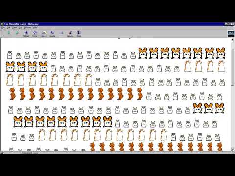the-hampster-dance-website-in-1999-in-netscape-navigator-4.04