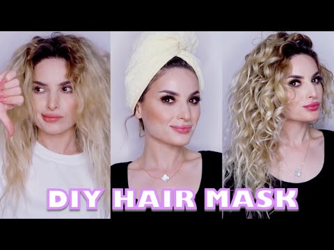 DIY HAIR MASK FOR DRY AND SHINELESS HAIR