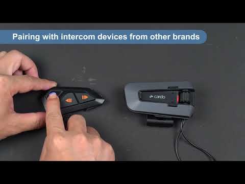 Freedconn Motorcycle intercom headset connect to other brands Cardo packtalk/FreedConn FG