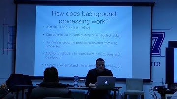 ChicagoRuby at Blue 1647 - Rails Background Processing feat. John Contrera of Meetup.io