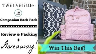 TWELVElittle Companion Diaper Bag Backpack | Review + Packing + Giveaway | The Sensible Mama